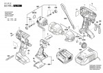 Bosch 3 601 JB8 100 Gdx 18 V-Li Impact Wrench 18 V / Eu Spare Parts